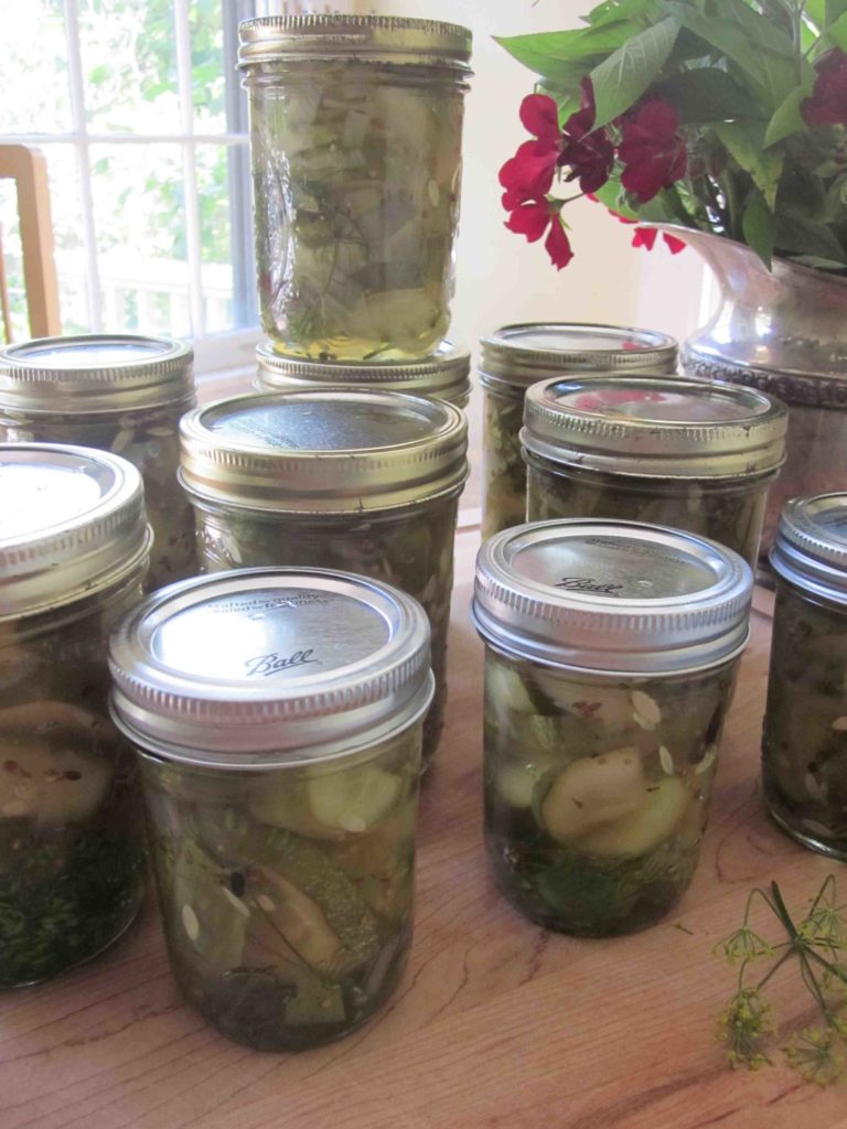 107. sweet dill pickles
