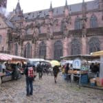 Market Square beneath cathedral