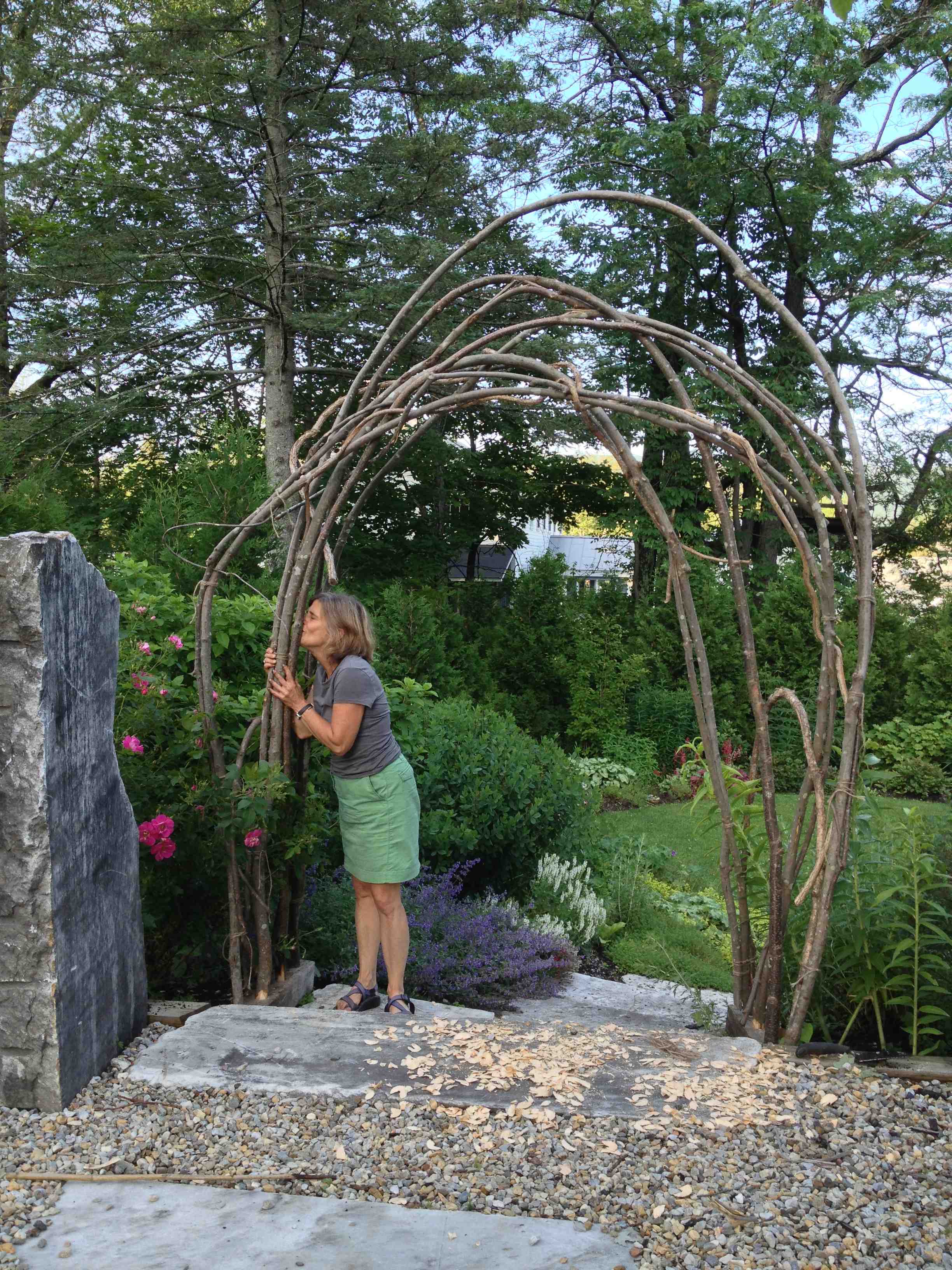 How to Build a Rustic Trellis - Ellen Ecker Ogden