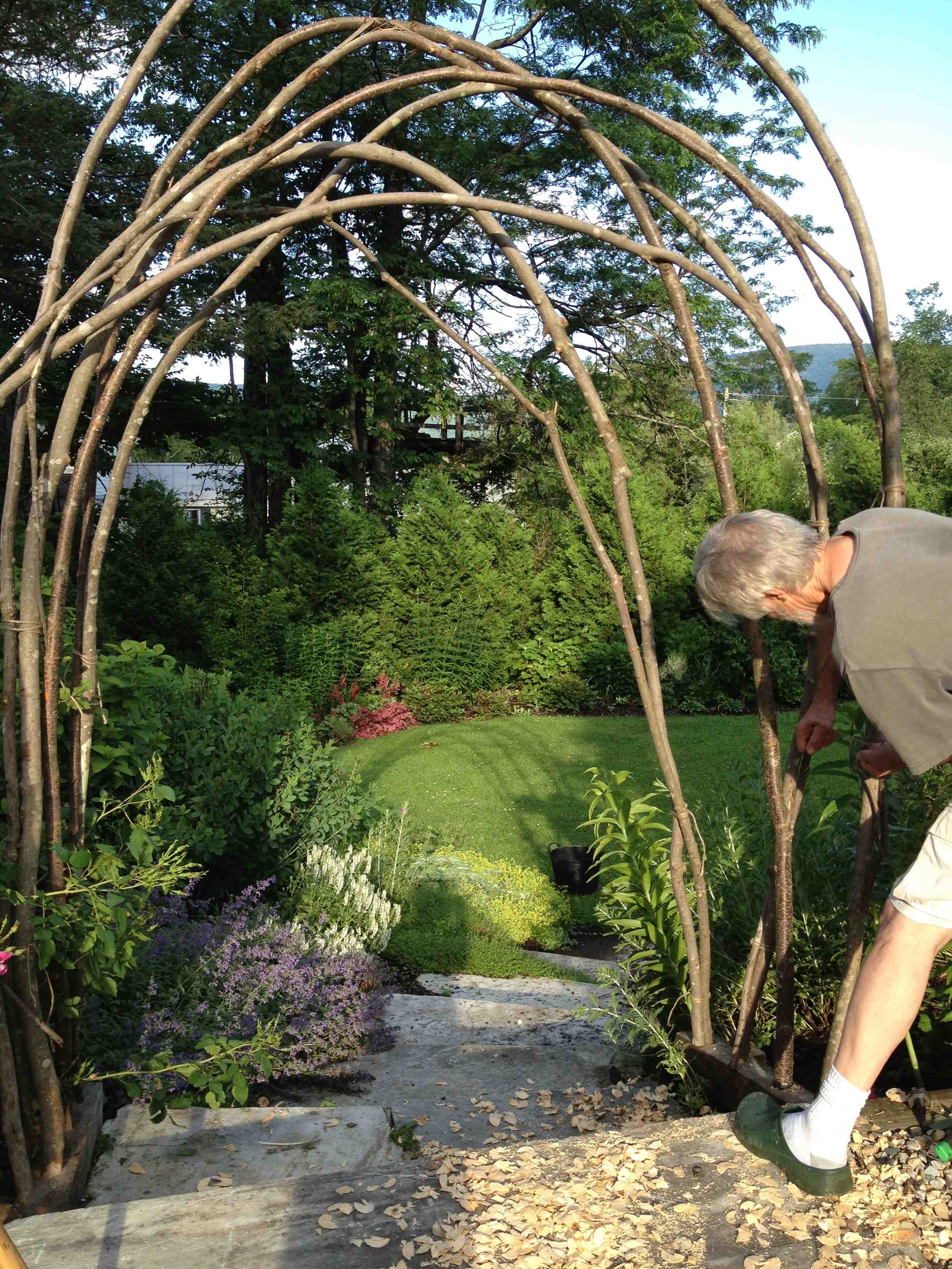 How to Build a Rustic Trellis Ellen Ecker Ogden
